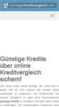 Mobile Screenshot of guenstigerkreditvergleich.com